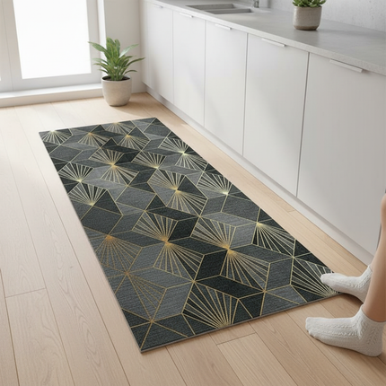 Kitchen Floor Mat Bedroom Living Room Long Bedside Area Rug Hallway Soft Washable Carpet Anti Slip Bathroom Entrance Doormat