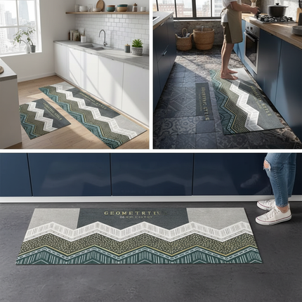 Kitchen Rug Durable Home Entrance Doormat High-end Kitchen Mats For Floor Waterproof House Hold Washable Non-slip Large Carpet