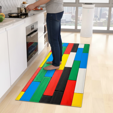 Tapis Cuisine moderne multicolore antidérapant