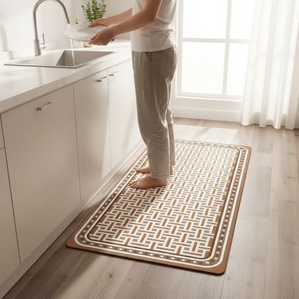 Colorful Non-Slip Kitchen Carpet Washable Floor Mat Dual Surface Absorbent  Doormat Rug Entrance Large Long Quality Mat - gallery 1