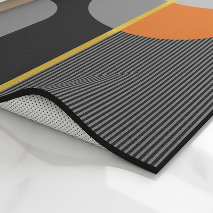 Tapis Cuisine géométrique moderne antidérapant
