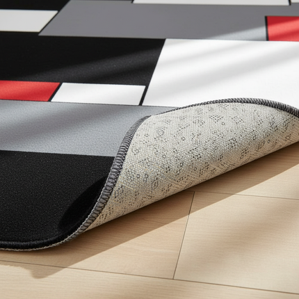 Tapis Cuisine géométrique moderne antidérapant design