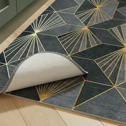 Tapis Cuisine moderne géométrique antidérapant minimaliste