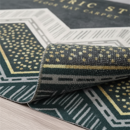 Tapis Cuisine géométrique antidérapant