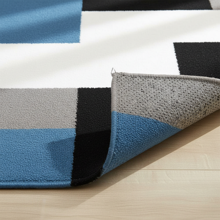 Tapis Cuisine moderne géométrique antidérapant esthétique