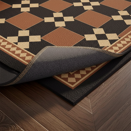 VIKAMA American retro kitchen mat Absorbent Algae Mud Sink Mat, Non-Slip Anti-Fatigue Rug, Quick Dry Kitchen Barrier, Mold-Proof - gallery 2