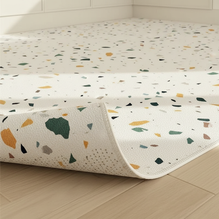 Tapis Cuisine motif terrazzo antidérapant
