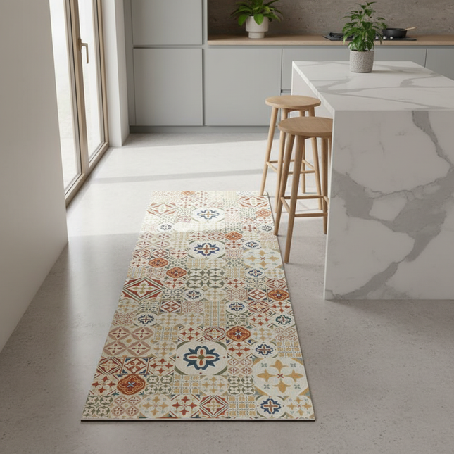 Kitchen Rug Waterproof Kitchen Mat Home Decoration Oil-proof Non-slip Kitchen Rugs Kitchen Vinyl Carpet שטיח למטבח