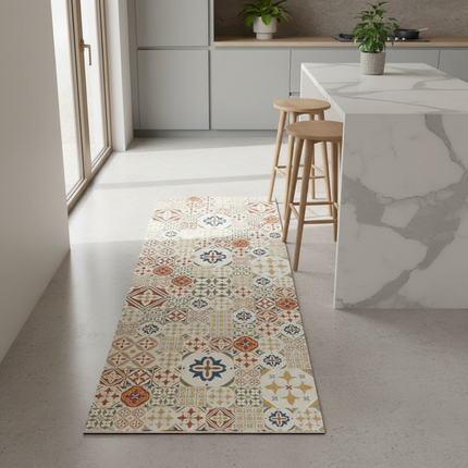 Kitchen Rug Waterproof Kitchen Mat Home Decoration Oil-proof Non-slip Kitchen Rugs Kitchen Vinyl Carpet שטיח למטבח