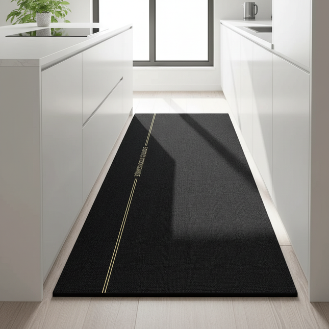 Rug for Kitchen Waterproof Floor Mat Long Carpet Pvc Leather Non-slip Oil-proof Foot Mats Minimalist Home Decoration Rugs