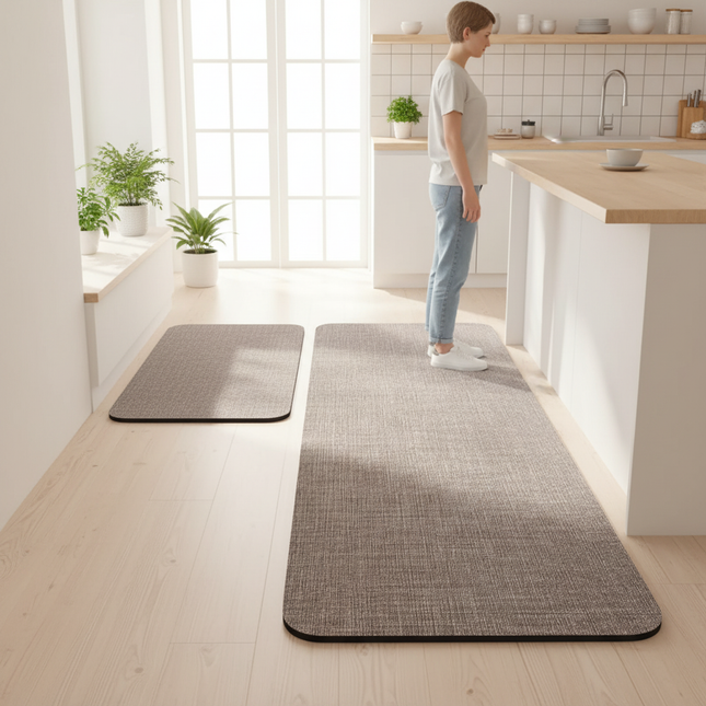 Tapis Cuisine minimaliste texturé antidérapant