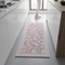 Rugs for Kitchen Floor Mat Pvc Leather Waterproof Non-slip Long Rug Anti-fatigue Foot Mats Pink Flower Home Decor Vinyl Carpet