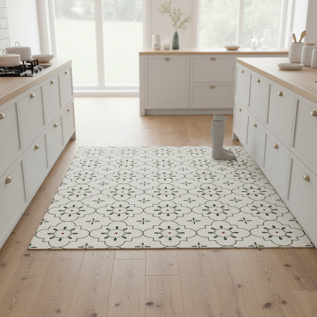 Carpet for Kitchen Anti-slip Oil-proof Rug Pvc Leather Floor Mat Wipeable Easy To Clean Waterproof Foot Mats Large Size Carpets