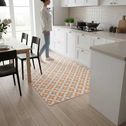 PVC Kitchen Mat Home Waterproof Non-slip Foot Mats Simple Balcony Entrance Decor Carpet Oil-proof & Dirt-resistant Rugs Tapis 러그
