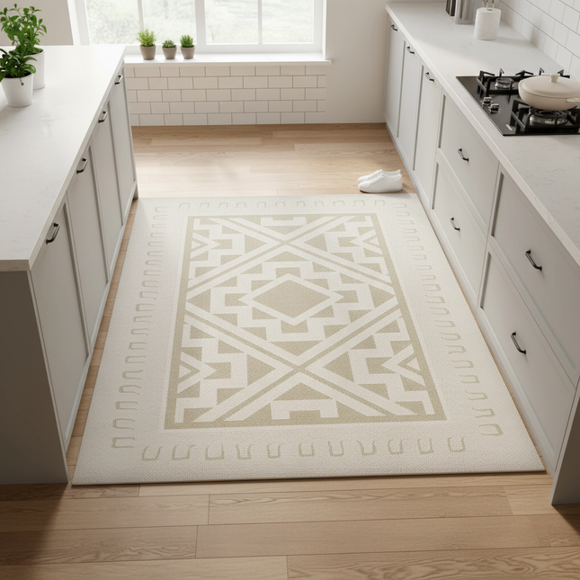 PVC Leather Kitchen Mats Modern Minimalism Matpractical Waterproof Oil-proof Carpet Large Area Anti-fouling Balcony Rug Tapis 러그