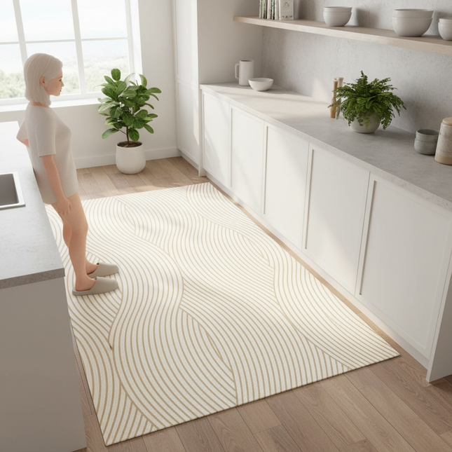 PVC Kitchen Carpet Waterproof Non-slip Floor Mat Oil-proof Home Decoration Rug Vinyl Leather Foot Mats Alfombra Pvc Cocina 주방매트