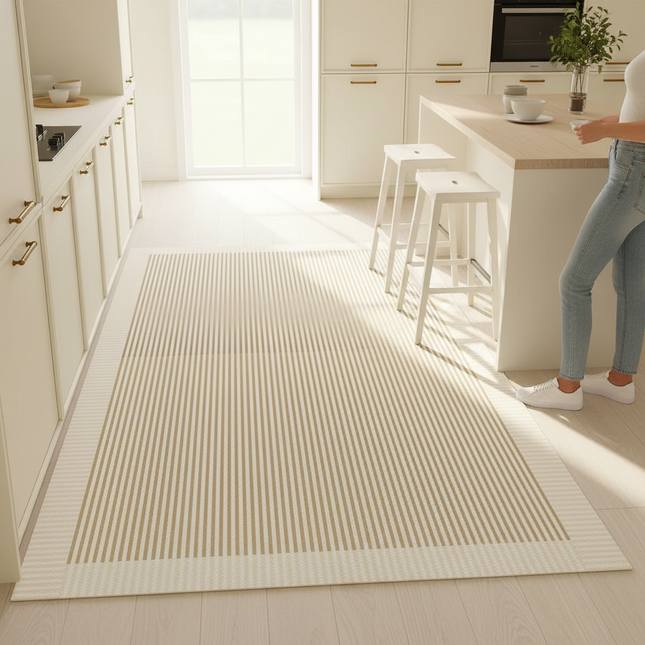 PVC Kitchen Carpet Waterproof Non-slip Floor Mat Oil-proof Home Decoration Rug Vinyl Leather Foot Mats Alfombra Pvc Cocina 주방매트