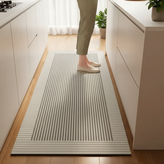 Kitchen Floor Mat Long Rug Waterproof Pvc Carpet Non-slip Leather Oil-proof Foot Mats Home Decoration Alfombra De Cocina 주방 깔개