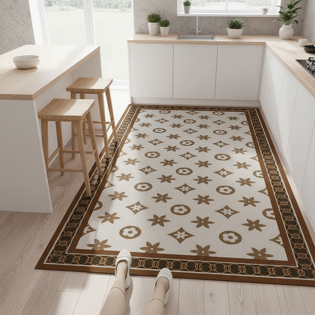 Tapis Cuisine motifs modernes antidérapant