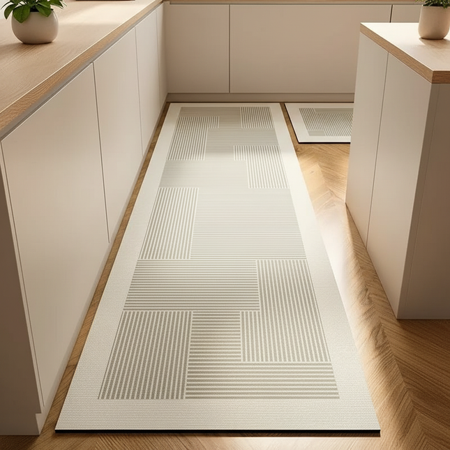 Kitchen Floor Mat Long Rug Waterproof Pvc Carpet Non-slip Leather Oil-proof Foot Mats Home Decoration Alfombra De Cocina 주방 깔개
