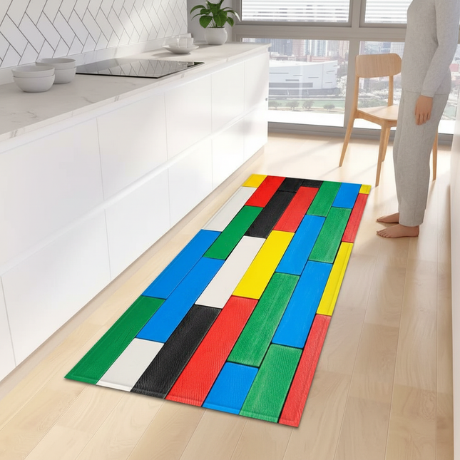Tapis Cuisine moderne multicolore antidérapant