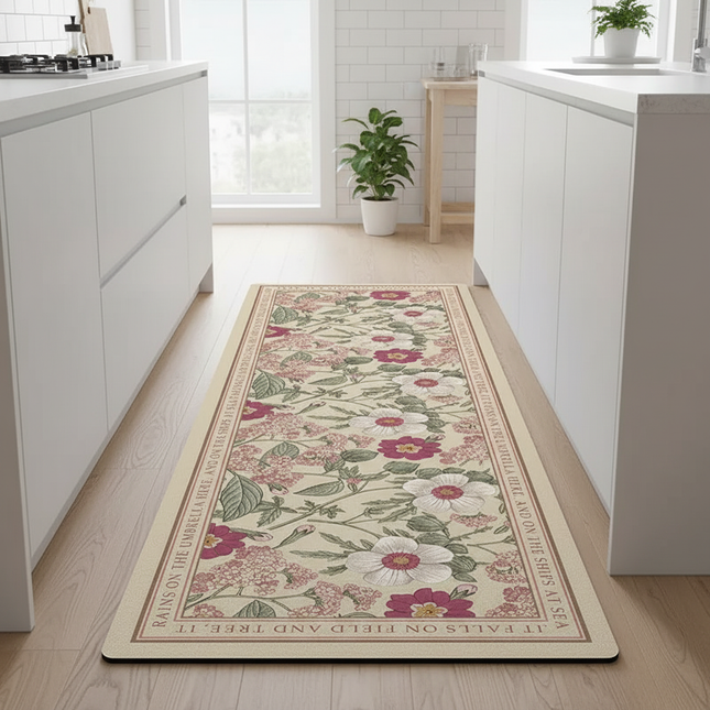 Kitchen Carpet Long Rug Waterproof Pvc Floor Mat Non-slip Leather Home Decoration Oil-proof Foot Mats Alfombra De Cocina 주방 깔개