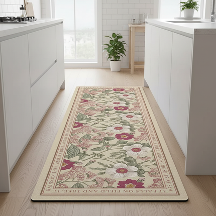 Kitchen Carpet Long Rug Waterproof Pvc Floor Mat Non-slip Leather Home Decoration Oil-proof Foot Mats Alfombra De Cocina 주방 깔개