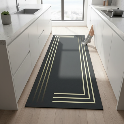 Kitchen Floor Mat Bedroom Living Room Long Bedside Area Rug Hallway Soft Washable Carpet Anti Slip Bathroom Entrance Doormat