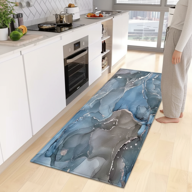 Entrance Doormat Kitchen Carpet Bedroom Floor Balcony Decoration Long Rug Custom Made Home Bath Door Hallway Anti-Slip Foot Mat