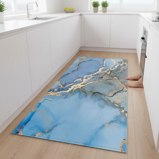 Entrance Doormat Kitchen Carpet Bedroom Floor Balcony Decoration Long Rug Custom Made Home Bath Door Hallway Anti-Slip Foot Mat