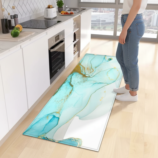 Entrance Doormat Kitchen Carpet Bedroom Floor Balcony Decoration Long Rug Custom Made Home Bath Door Hallway Anti-Slip Foot Mat