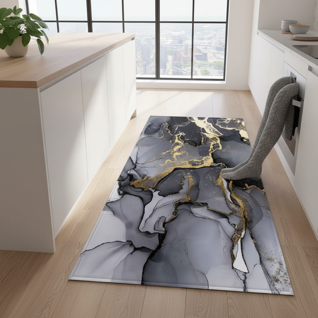 Entrance Doormat Kitchen Carpet Bedroom Floor Balcony Decoration Long Rug Custom Made Home Bath Door Hallway Anti-Slip Foot Mat