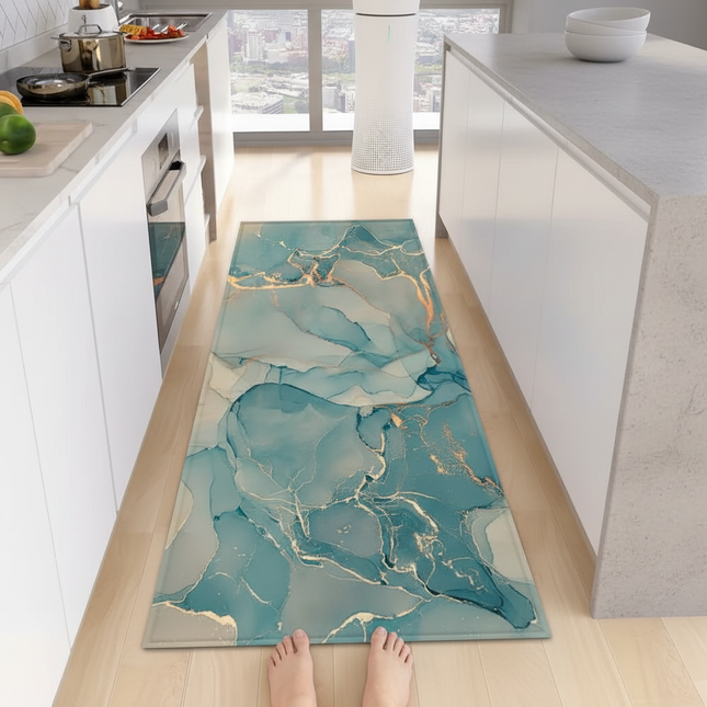 Entrance Doormat Kitchen Carpet Bedroom Floor Balcony Decoration Long Rug Custom Made Home Bath Door Hallway Anti-Slip Foot Mat