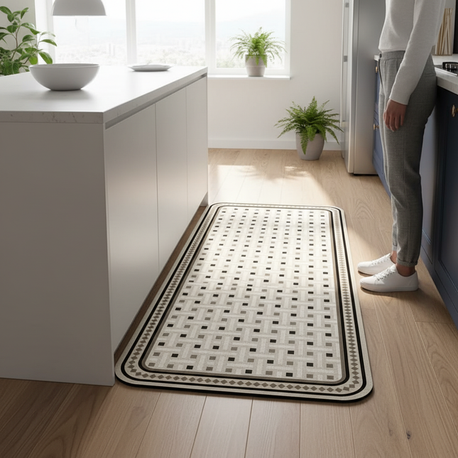 Kitchen Mat Absorbent Printed Kitchen Rugs Non-slip Area Mat Hallway Long Carpets for Living Room Bedroom Entrance Doormat Bath