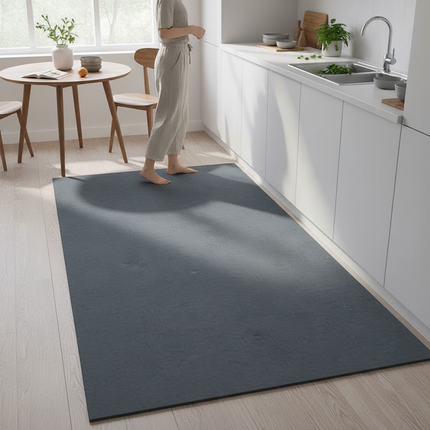 Tapis Cuisine gris anthracite antidérapant