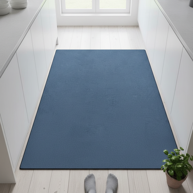VIKAMA Hot Sale Kitchen Floor Rug Soft Diatomite Absorbent Large Area Full Of Non-Slip Simple Solid Color Foot Mat Home Decor