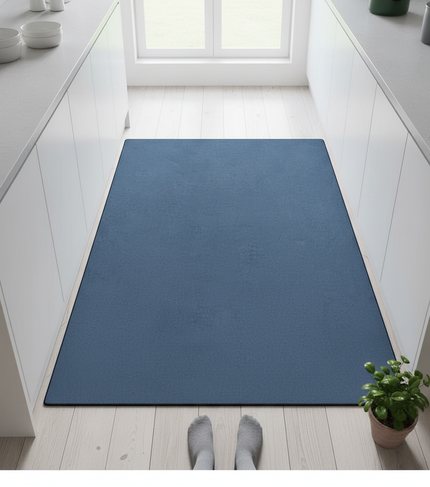 VIKAMA Hot Sale Kitchen Floor Rug Soft Diatomite Absorbent Large Area Full Of Non-Slip Simple Solid Color Foot Mat Home Decor
