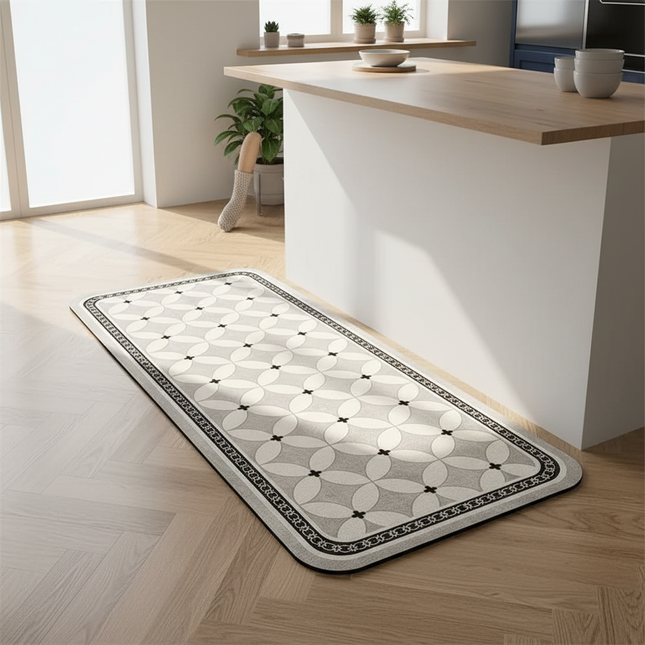 Kitchen Mat Absorbent Printed Kitchen Rugs Non-slip Area Mat Hallway Long Carpets for Living Room Bedroom Entrance Doormat Bath