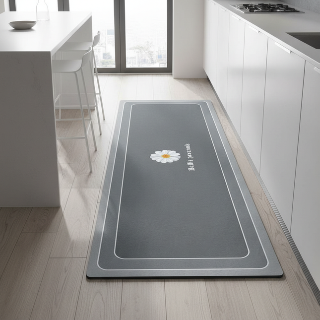 Non-slip Kitchen Mat Long Rugs Crystal Velvet Carpet for Living Room Absorbent Foot Mats Bedroom Doormat Alfombra Small Rugs