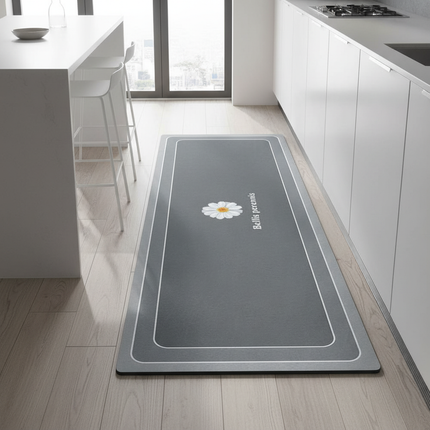 Non-slip Kitchen Mat Long Rugs Crystal Velvet Carpet for Living Room Absorbent Foot Mats Bedroom Doormat Alfombra Small Rugs