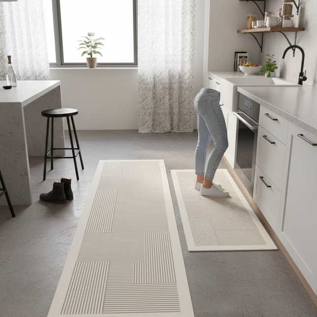 New 1PCS Kitchen Floor Mat Waterproof, Anti-skid, Anti-dirty Foot Mat Household Door Mat, Door Mat Carpet, Diatomite Door Mat