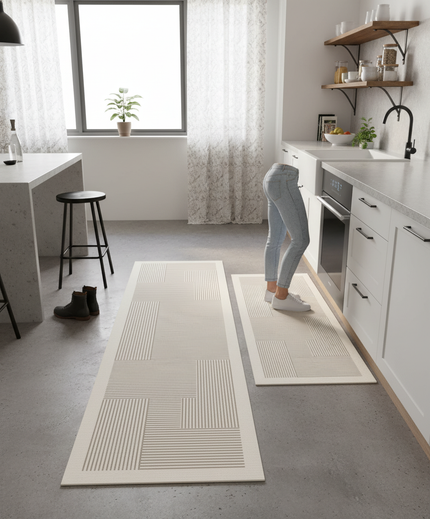 New 1PCS Kitchen Floor Mat Waterproof, Anti-skid, Anti-dirty Foot Mat Household Door Mat, Door Mat Carpet, Diatomite Door Mat