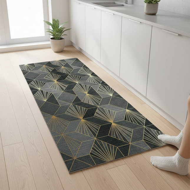 Kitchen Floor Mat Bedroom Living Room Long Bedside Area Rug Hallway Soft Washable Carpet Anti Slip Bathroom Entrance Doormat