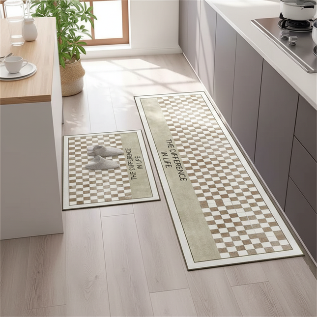 Kitchen Floor Mat Bedroom Living Room Long Bedside Area Rug Hallway Soft Washable Carpet Anti Slip Bathroom Entrance Doormat