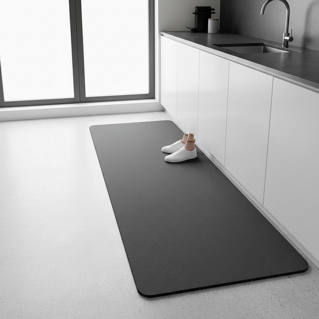 RAKKS Modern Home Minimalist Solid Colors New Diatomite Kitchen Carpet  Super Anti-slip, Super Water-absorbent And Easy To Use