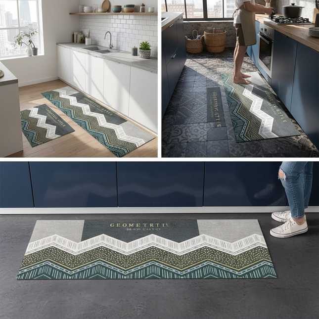 Kitchen Rug Durable Home Entrance Doormat High-end Kitchen Mats For Floor Waterproof House Hold Washable Non-slip Large Carpet