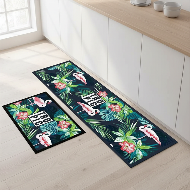 Kitchen Rug Durable Home Entrance Doormat High-end Kitchen Mats For Floor Waterproof House Hold Washable Non-slip Large Carpet