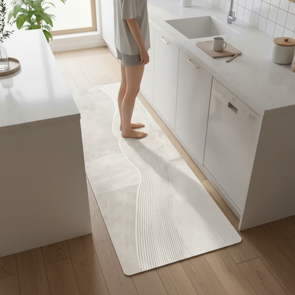 Kitchen Floor Mat Pvc Waterproof Vinyl Carpet Home Decoration Long Rug Oil-proof Non-slip Foot Mats Custom 주방 카펫 Alfombra Cocina