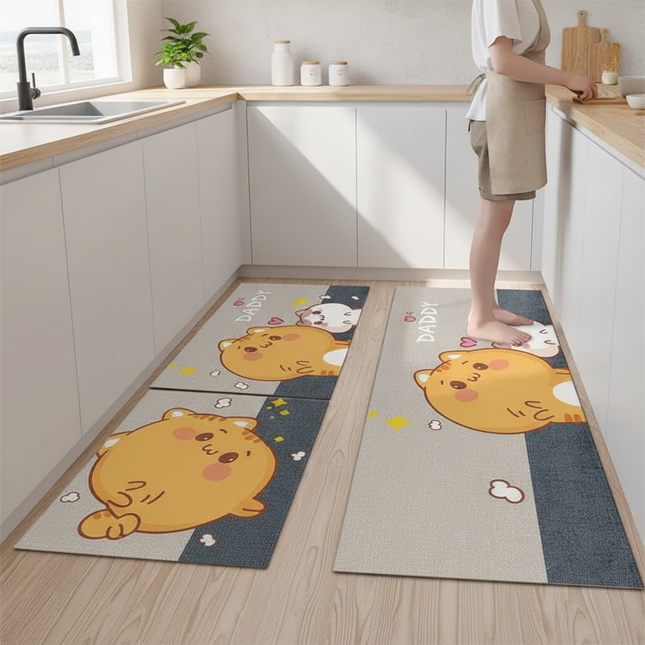 Kitchen Carpet Mats for Floor Bedroom Living Room Long Strip Rug Hallway Soft Washable Carpet Anti Slip Bathroom Entrance Mat