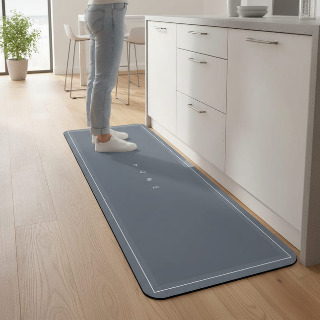 Anti slip diatomaceous earth bath mat, super absorbent, fast drying, machine washed carpet, 100% rubber sole, 100% vinegar mater